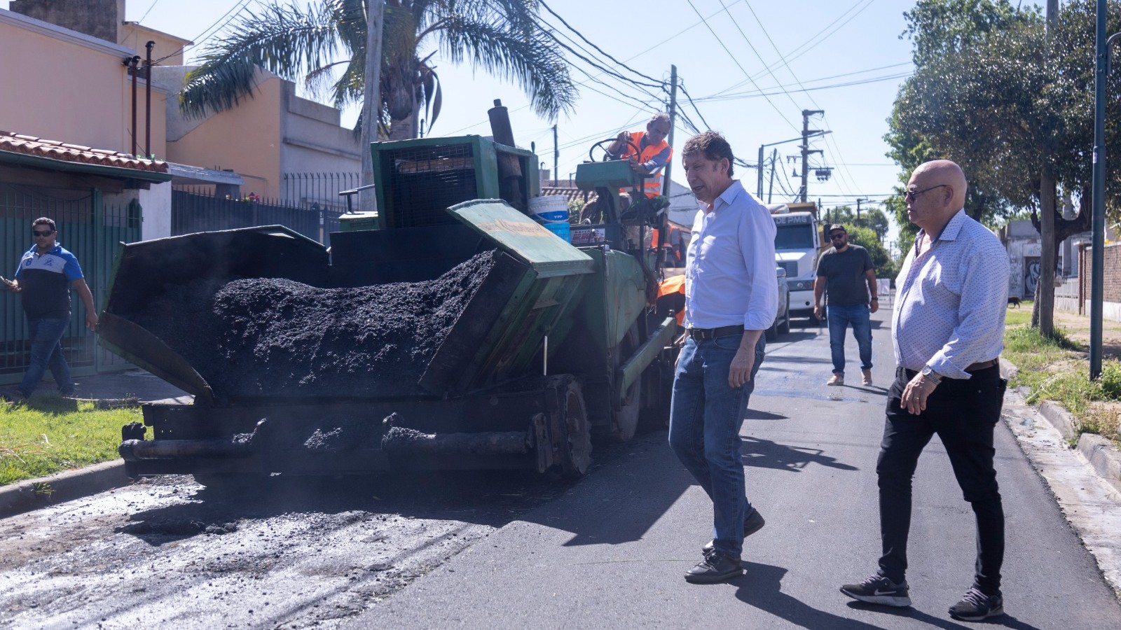 El Municipio de San Isidro renueva pavimentos en Boulogne